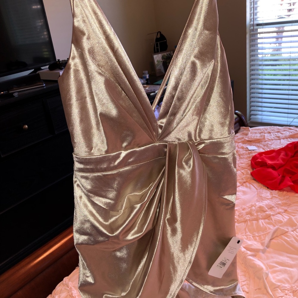 Gold romper